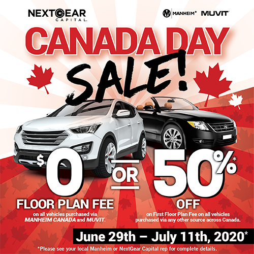 NextGearCapital.ca Manheim Canada and MUVIT Promo