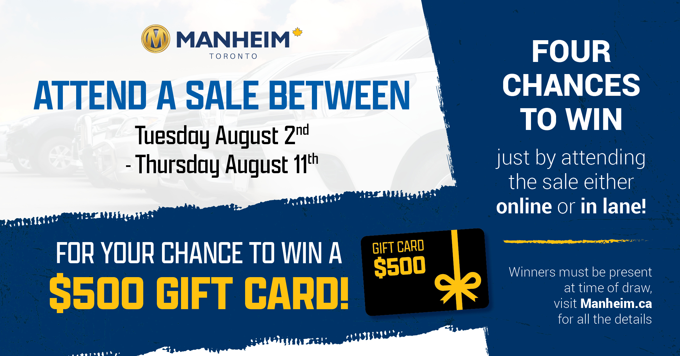Manheim Toronto Dealer August Event